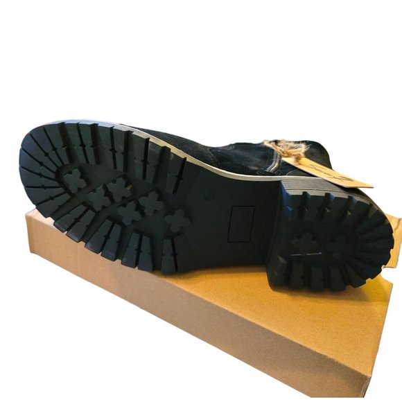 Seven7 Black Boot The Bestie Microfiber Shoe Side Zip Womans Size 9 JJ3362 - Picture 8 of 9